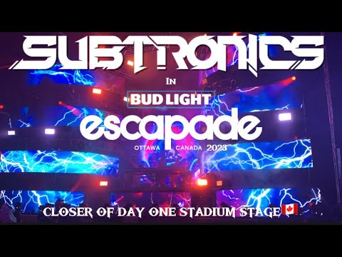 SUBTRONICS 👁️ CLOSE STADIUM STAGE IN ESCAPADE 2023 DAY 1 🏟️ - Best Drop‼️🫢