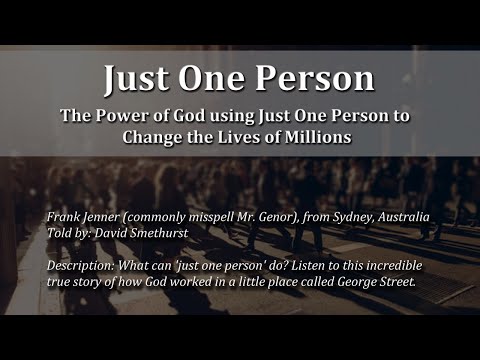 Just One Person - George Street Witness