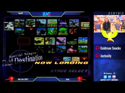 SMYM Top 64 Bracket - Duck (Samus) vs Orly (Falcon)