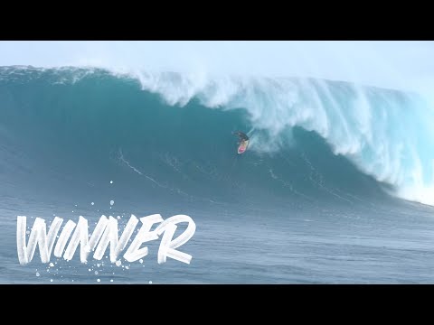 2022 Men's Biggest Paddle In Winner: Billy Kemper At Jaws