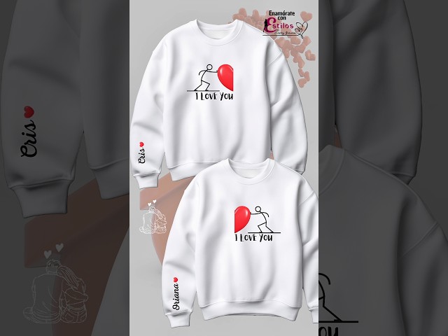 Vídeo relacionado con Genérico Pack 2 Sudaderas Unisex con Iniciales, Regalos Originales para Hombre Mujer, Regalos Personalizados San Valentín, Cumpleaños y Pareja, Personaliza Las Sudaderas con Vuestra Inicial