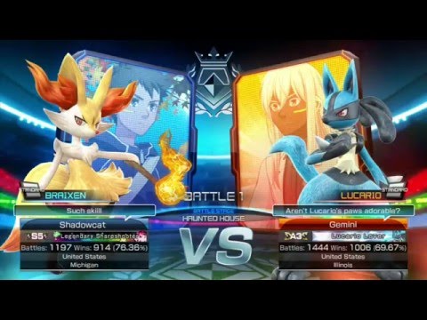 Pokken EX Weekly #3 Grand Finals - Shadowcat (Braixen) Vs. Gemini (Lucario)