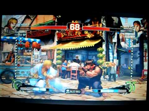 Yoshikoro [Ken] vs kiss shots [Ryu] SSF4 Japanese Online Ranked Matches