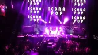 Then we kiss - Icona Pop (&#39;&#39;On The Road Again Tour&#39;&#39; at Canadian Tire Center, September 8th 2015)