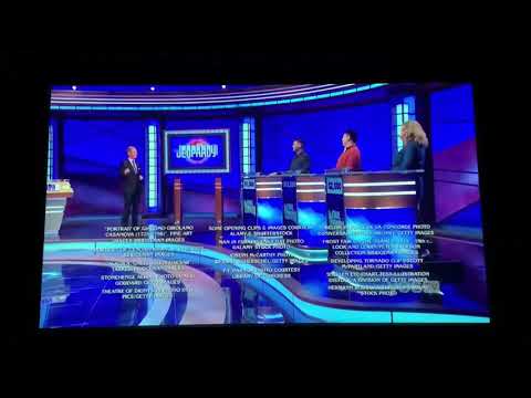 Jeopardy, short end credits - Donesh Olayie Day 2 (1/19/21)