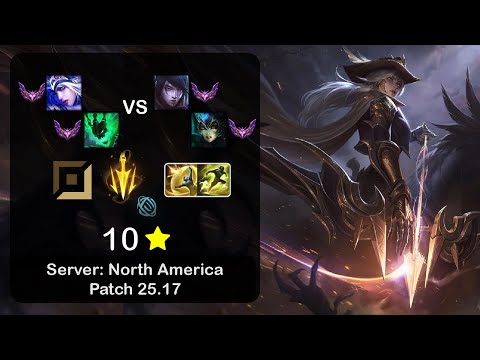 Ashe ADC + Thresh vs Aphelios + Nami - NA Master - Patch 25.17