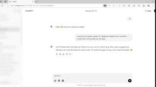 How to Create a Facebook Graph in ChatGPT