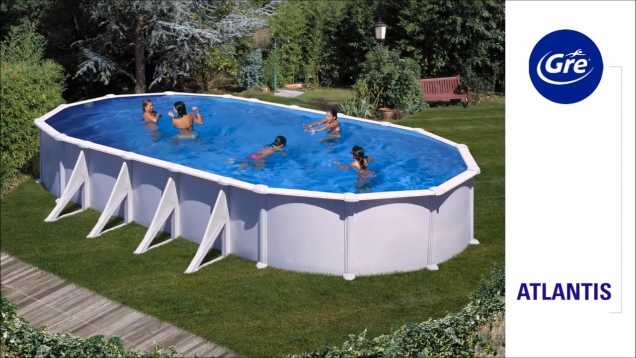 Piscine acier Gré Atlantis ovale Piscine acier Gré Atlantis ovale