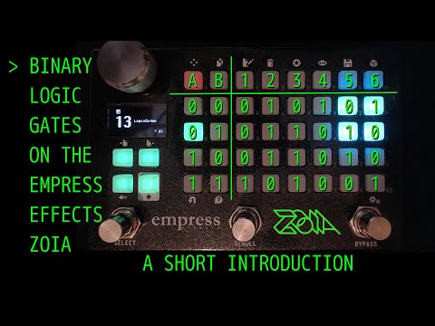 Zoia Tutorial: Binary Logic Gates - Empress Effects Zoia