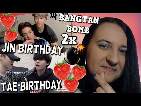 [BANGTAN BOMB] Jin’s birthday party and V’s Surprise Birthday Party REACTION