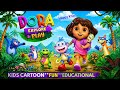Funny Cartoon For Kids Dora Explore Play Educational Activities Fun With Dora Monkey Friends