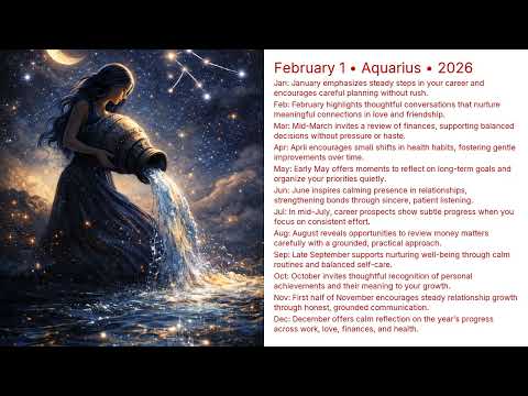February 1 Birthday Horoscope 2026 | Aquarius Astrology Forecast
