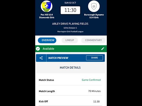 League game vs Burscough 021022