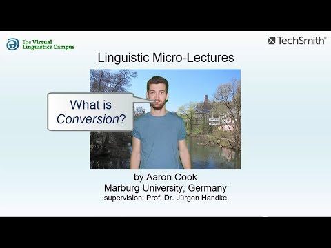 MOR_016 - Linguistic Micro-Lectures: Conversion