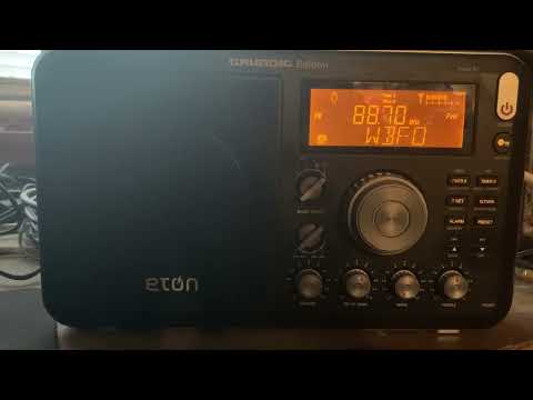 FM DX: 88.7 WBFO Buffalo, New York - legal ID, June 11, 2023 in NW Arkansas