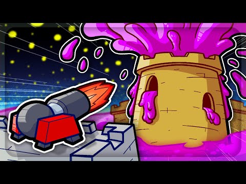 Attacking a CREEPER CASTLE in Creeper World 4