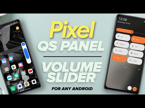 How To Get Pixel-style QuickSettings Panel & Volume Slider On Any Android