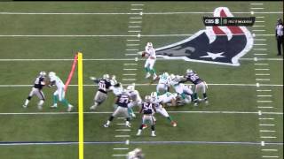Ryan Tannehill Scrambles & Finds Jordan Cameron for Big Yards! | Dolphins vs. Patriots | NFL