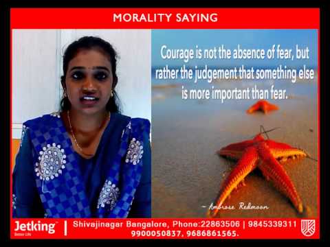 Morality Saying for the day