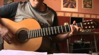 Le Plat Pays (Jacques Brel)- tutorial guitare Accords (cover) (niveau facile-moyen)