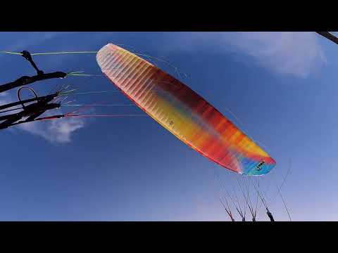 Voo 212 de Paramotor IKE Costa - 1ª alpina com vela Luna2