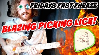 Video thumbnail for FRIDAYZ FAST FHRAZE: BLAZING PICKING LICK by Sam Bell Guitar