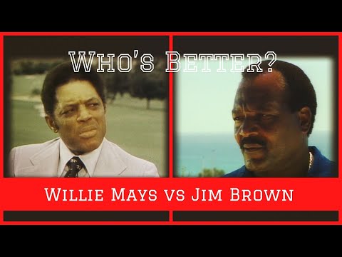 Who Was The Greatest Sports Legend? Jim Brown vs Willie Mays