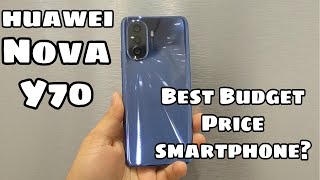 Best Budget Price Smartphone? Huawei Nova Y70 Full Specs
