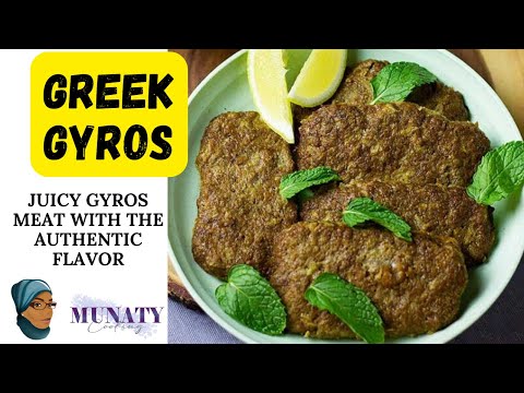 Greek Gyro Recipe | Gyros with Tzatziki Sauce | Greek Chicken Recipe