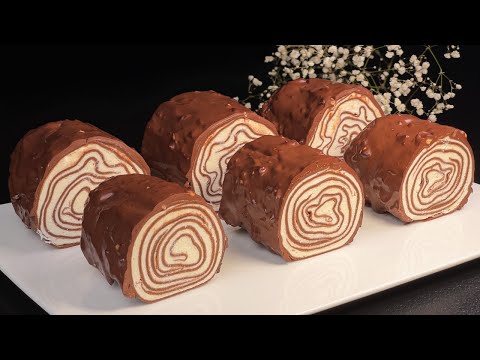 NEW chocolate rolls for the new year! Delicious dessert, no baking!