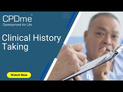 An Introduction to Clinical History Taking Presented by Chris Jefferies