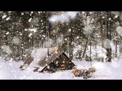 Hot Tent Winter Camping