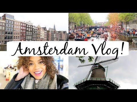 Amsterdam Vlog! Exploring, King's Day, Windmills Video