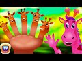Finger Family Giraffe 
