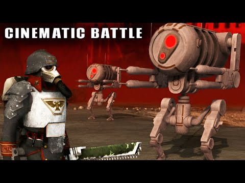Death Korps of Krieg vs CIS Battle Droids | Warhammer 40k vs Star Wars | Men of War: Assault Squad 2
