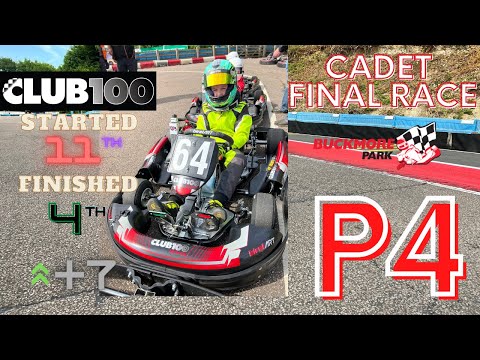 Buckmore Park | Round 1 | Cadet A Final  | P4 |  Full Race Club100