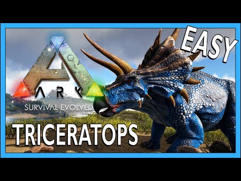 How To Tame A Triceratops In Ark Survival Evolved