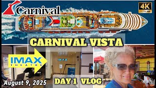 Exploring Carnival Vista | Day 1- Embarkation | 08/09/25 LOVE THIS SHIP! 🚢