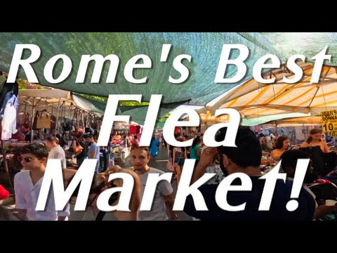 Guide to Rome's Best Flea Market: Porta Portese! #vintage #shopping #italy #travel