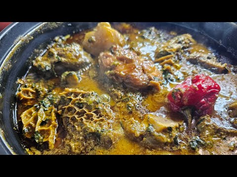 Gambia Traditional Dish recipe Plasas cooked with Spinach Leaves #plasas #gambia #gambiarecipe