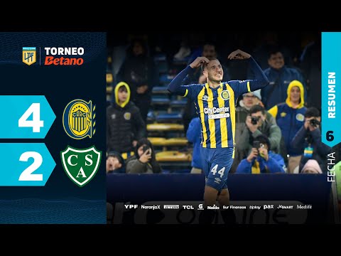 ROSARIO CENTRAL 4 - 2 SARMIENTO | Resumen del partido | #TorneoBetano 2024