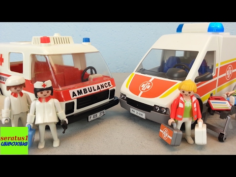 Playmobil Ambulance Comparison Old vs. New seratus1 unboxing