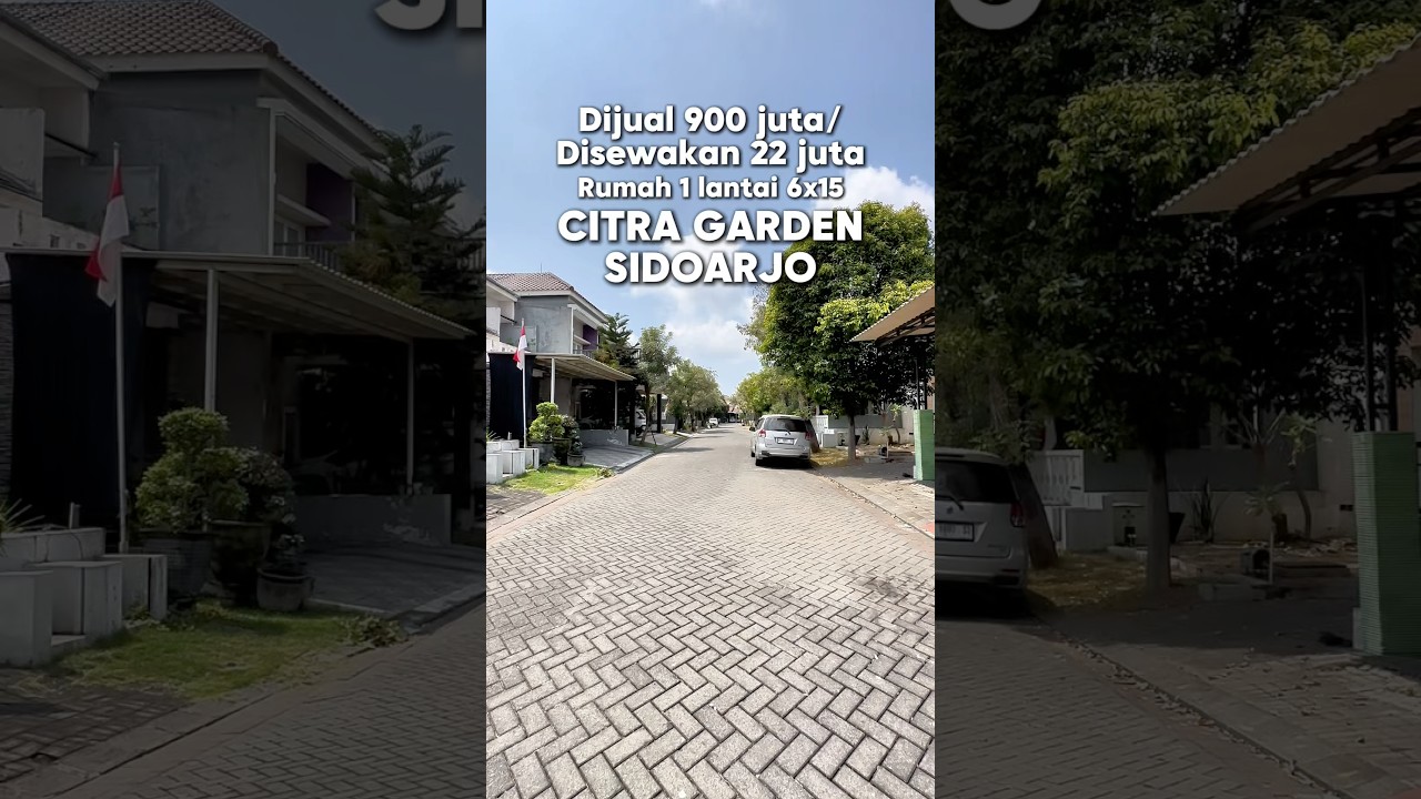 Rumah 1 Lantai di Citra Garden Sidoarjo