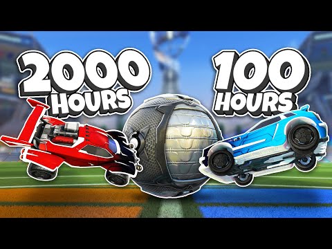 Players with THOUSANDS of Hours Vs Few Hours in Rocket League