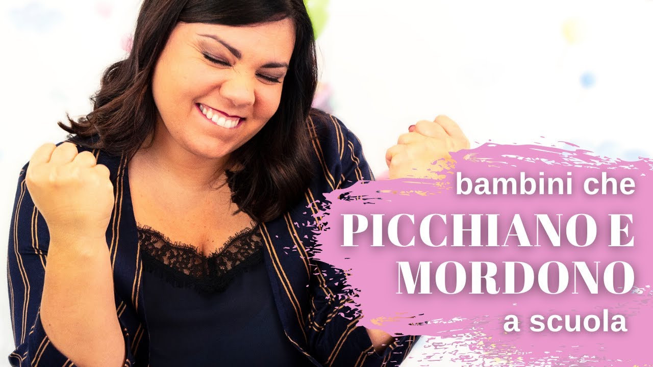 Bambini che picchiano e mordono a scuola