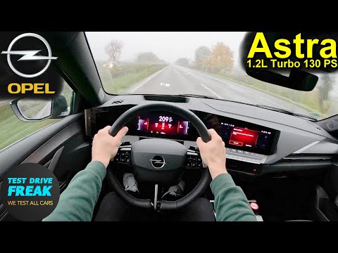 2025 Opel Astra 1.2 Turbo Automatic (130 PS) TOPSPEED POV 🚗 Autobahn Drive | No Speed Limit