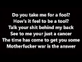 five finger death punch - war is the answer (lyrics)