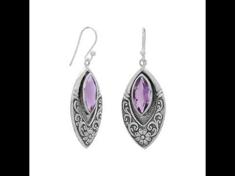 Ayra jewels women opal stone silver hook earrings pure 925 s...