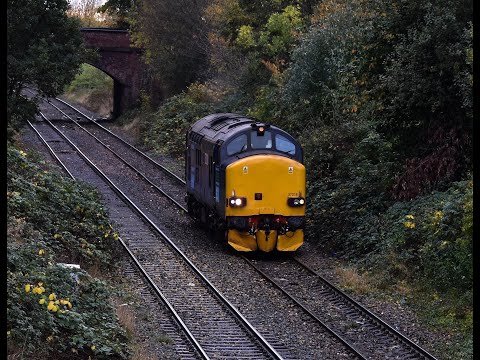 DRS Class 37 No. 37218 on 0Z37 Crewe - York Thrall Europa on 30.10.22 - HD
