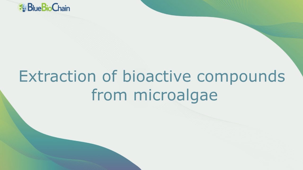 Extraction of bioactive compounds from microalgae